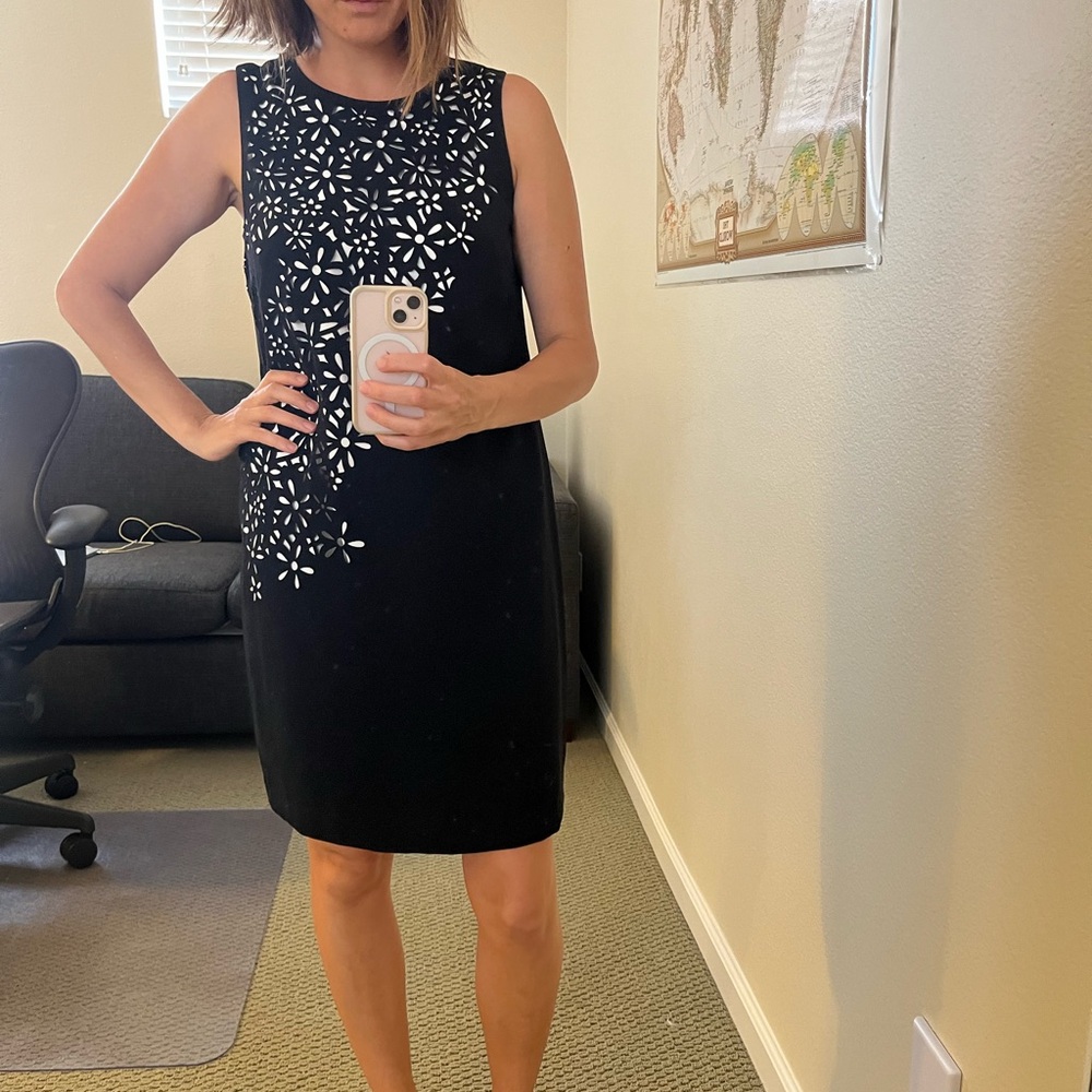 Calvin Klein Black and White Mini Dress